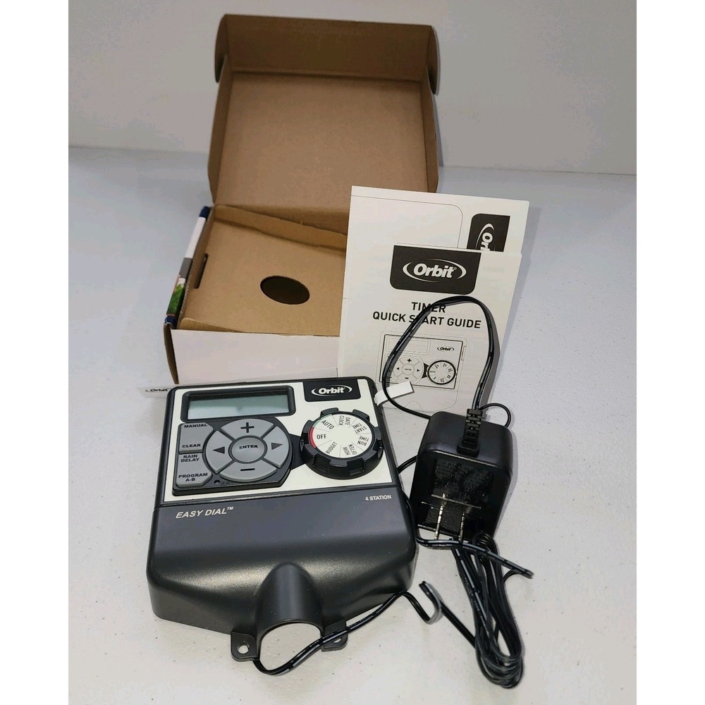 Orbit Easy Dial Sprinkler Timer 4 Station In Box. Works - Picture 6 of 9